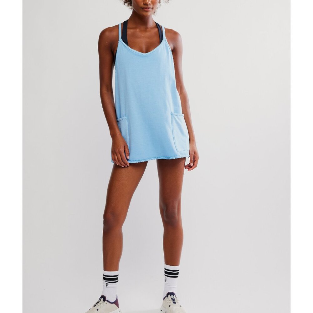 Light Blue Women's Tank Tunic Top
